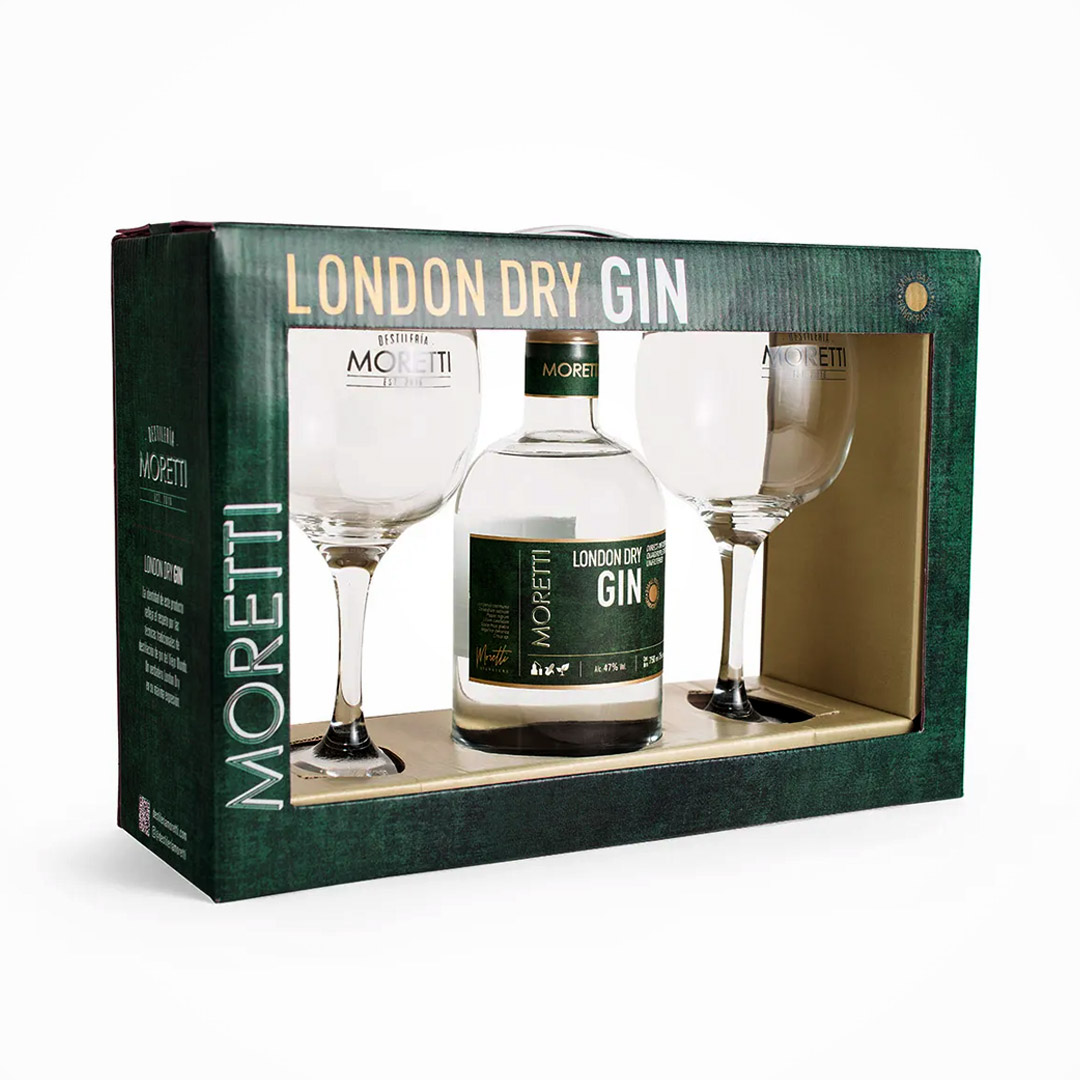 Pack London Dry Gin + 2 copones