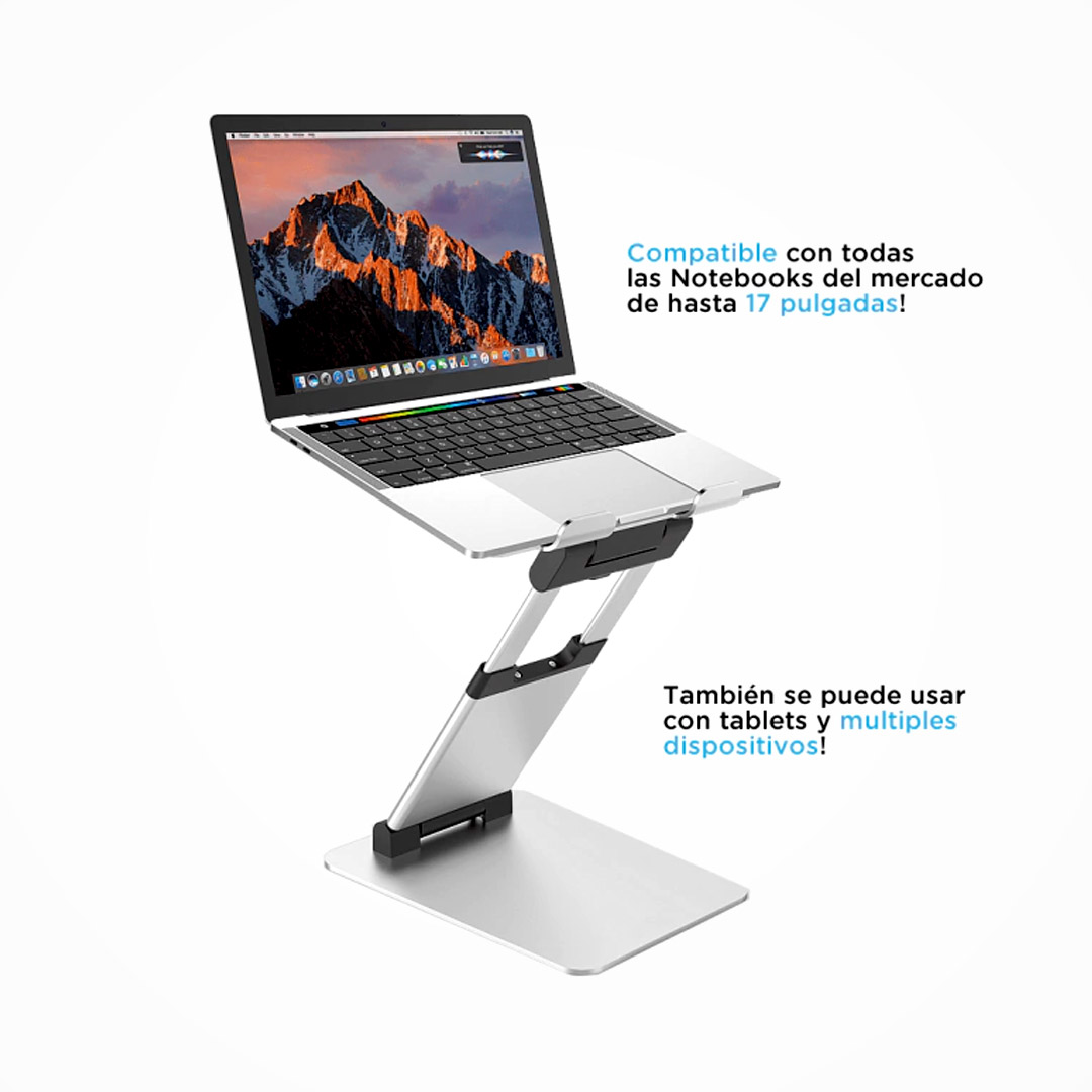 Soporte de aluminio para Notebook Epic