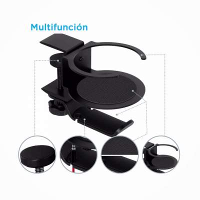 Soporte 2 en 1 para auriculares y vaso Head